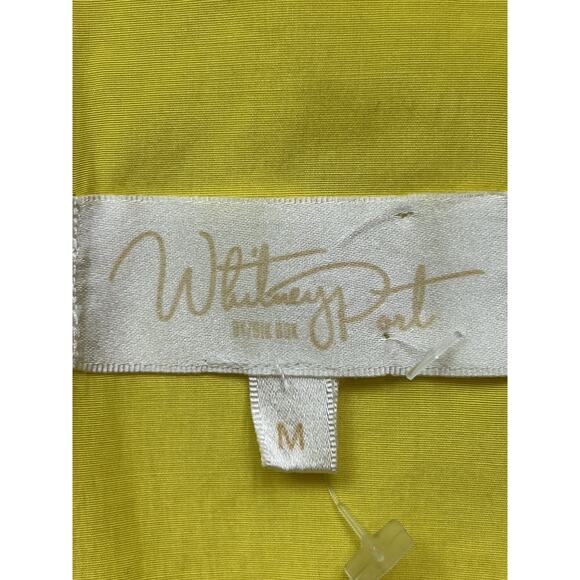 Whitney Port Strappy Tank Top Womens Medium Bright Yellow BikBok Girl - Picture 4 of 6